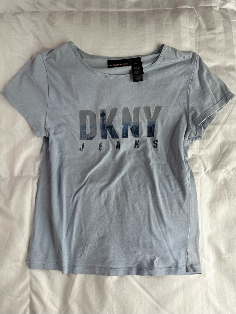 DKNY Light Blue Graphic Tee